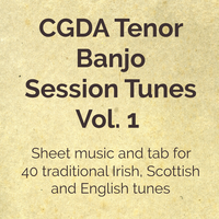 CGDA Tenor Banjo Sheet Music Volume 1