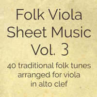 Folk Viola Sheet Music Volume 3