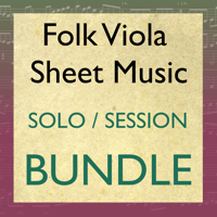 Folk Viola Solo Session Sheet Music Bundle