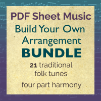 Folk Tunes Sheet Music Megapack